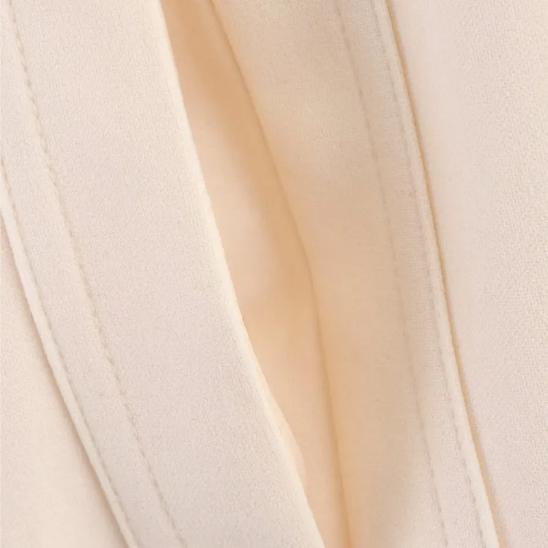 Women's Solid Color Textured Button Jacket Autumn Fashion Casual Short Loose Fit Long Sleeve Zipper Female Coatl  Tops