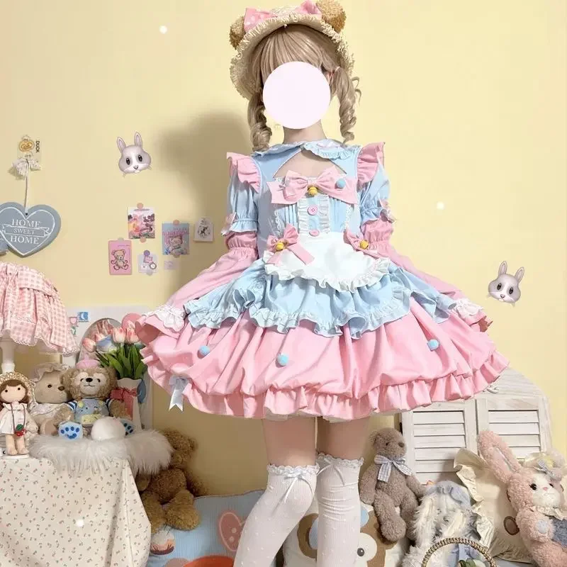 Vintage gótico lolita op vestido feminino vitoriano y2k punk juramento empregada princesa vestidos de festa meninas harajuku doce bonito vestido de noite