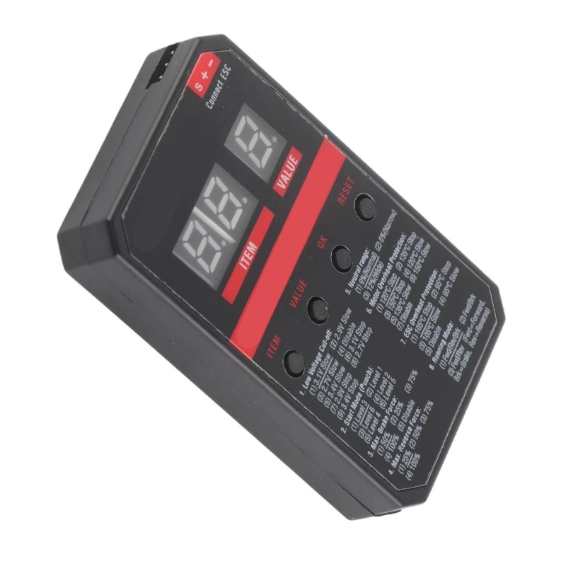 Brushless ESC Configuration Tool With Overheating Accessory Controller