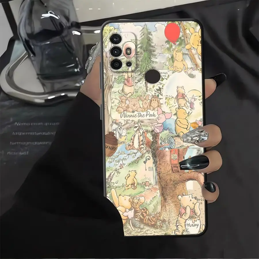 Чехол для Moto S30 Pro X30 Pro Edge 20 30, мягкий чехол для телефона Disney Winnie The Pooh