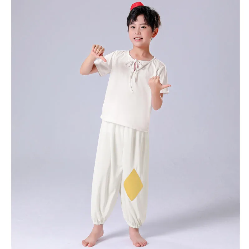 Prince of Arabia Costume Children Aladdin Magic Lamp Prince Children Character Cosplay Set Halloween