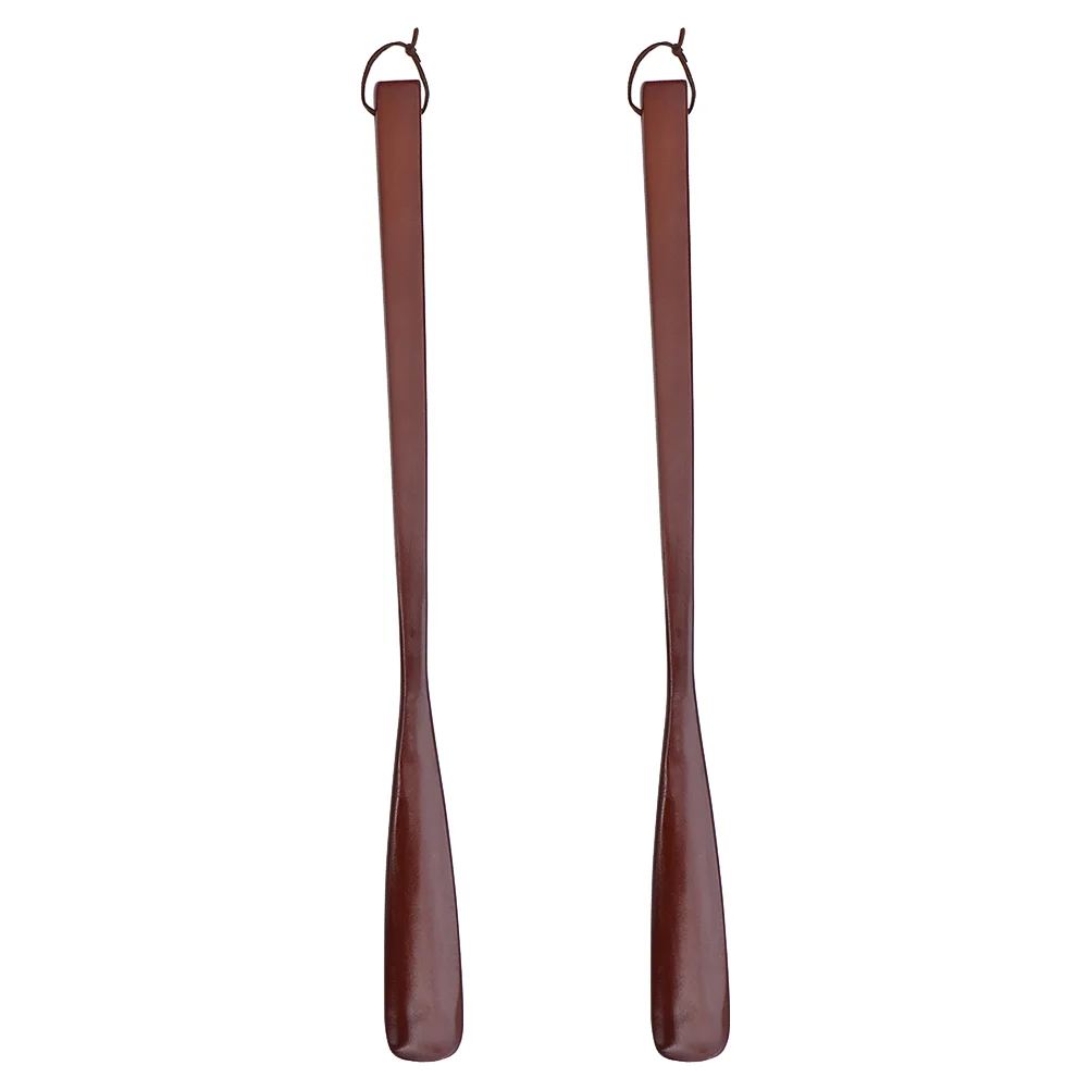 

2 PCS Shoehorn Home Shoehorns Mens Travel Shoes Steel Handles Portable Upper Clogs