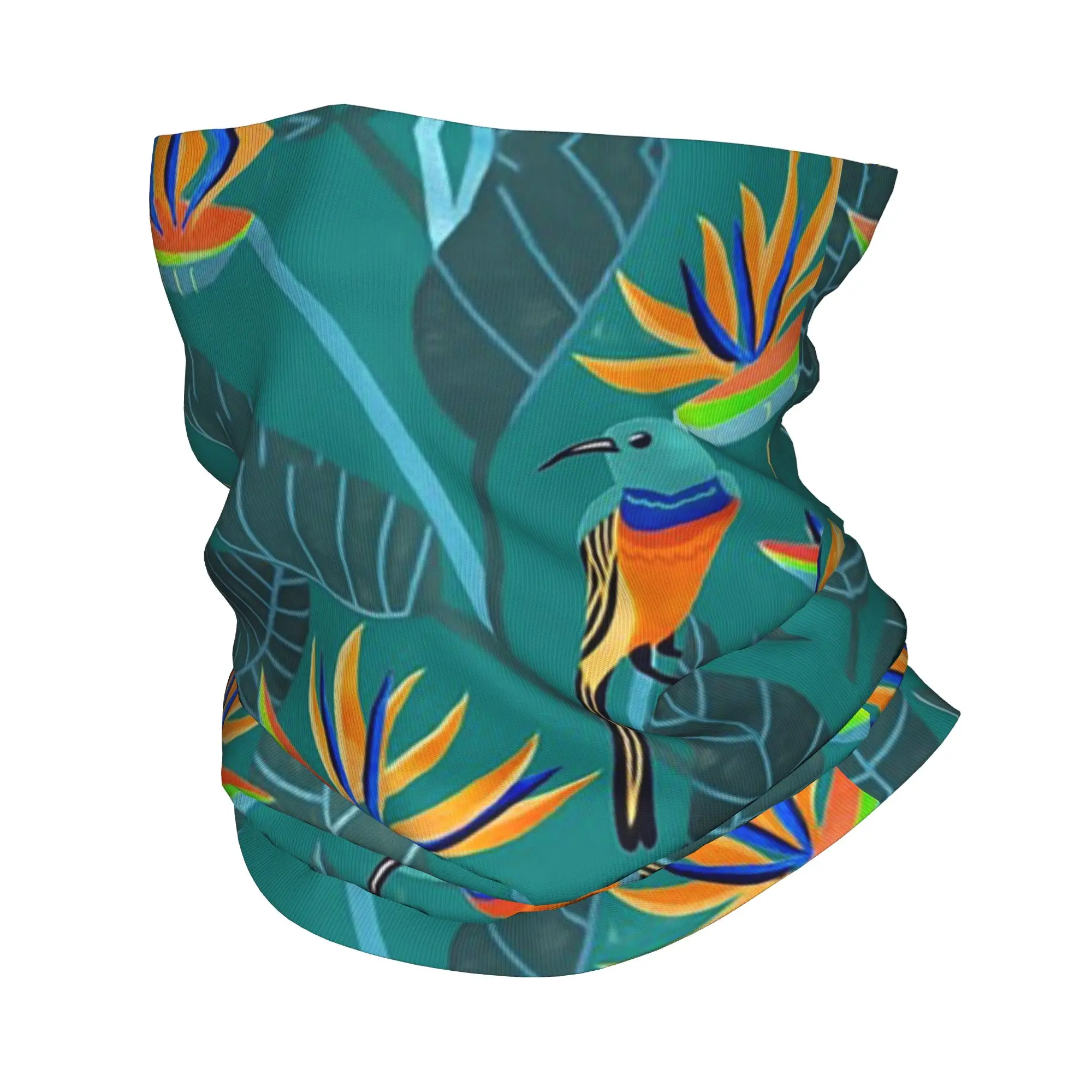

Sunbird Bird and Strelitzia Spotting Bandana Neck Gaiter Printed Wrap Mask Scarf Multifunction Cycling Scarf Riding Unisex