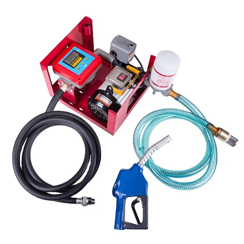 Electric Pump Combination Automatic Small Fuel Dispenser Hot Sell 24V/12V/220V Oil Gear Pump OEM FUEL Transfer 500w / 15m