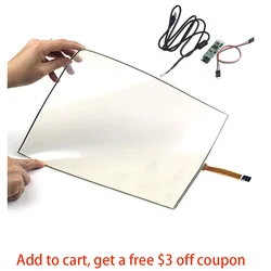 12.1 Inch Resistive Glass Monitor Foldable Flexible Film Touch Screen with USB Controller 4 Wires 261*201 Support win7 win8