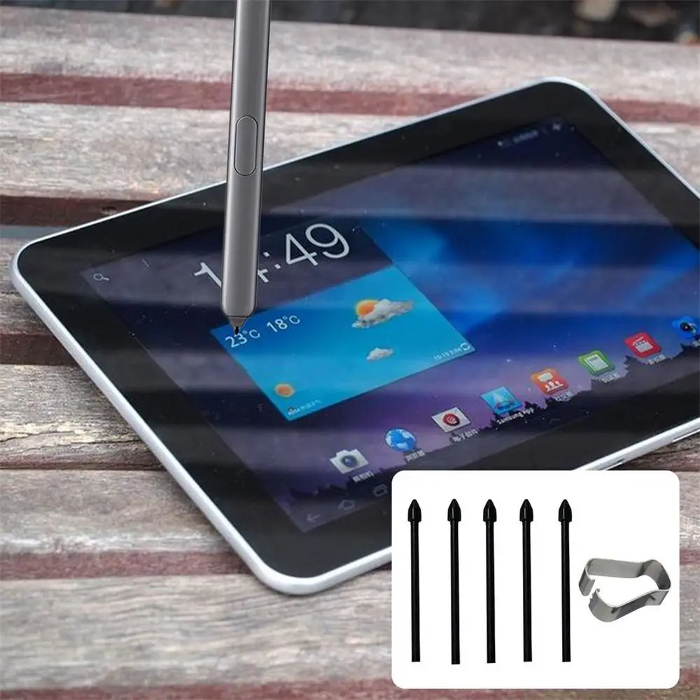 Durable Accessories with Metal Clip Replacement Nib Stylus Refill Tool Touch Pen Tips Pen Point For Samsung Galaxy S Pen