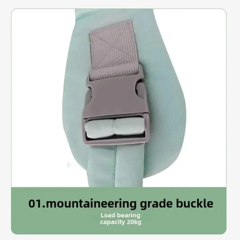 

Dual Use Baby Carrier Wrap Breathable Lightweight Infant Nursing Cover Adjustable Shoulder Labor-Saving Newborn Sling