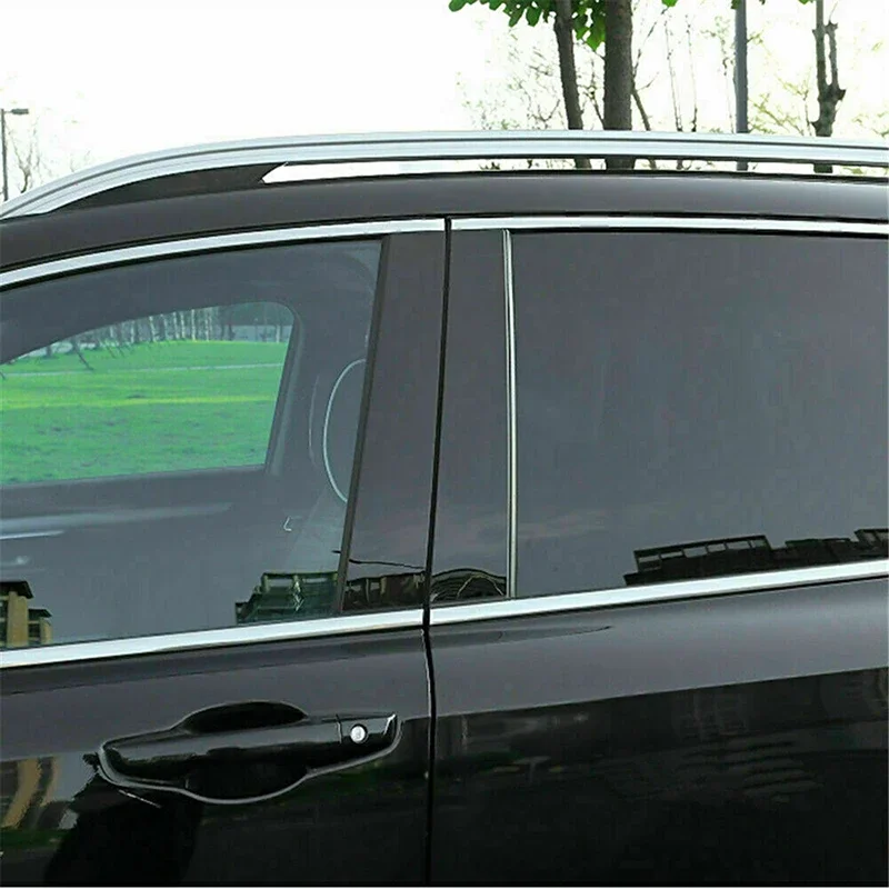 6Pcs/set Car Window Pillar Posts Door Trim Sticker Glossy Black Decal Cover Kit for Toyota Sienna 2021-2024 Auto Accessories - view 5