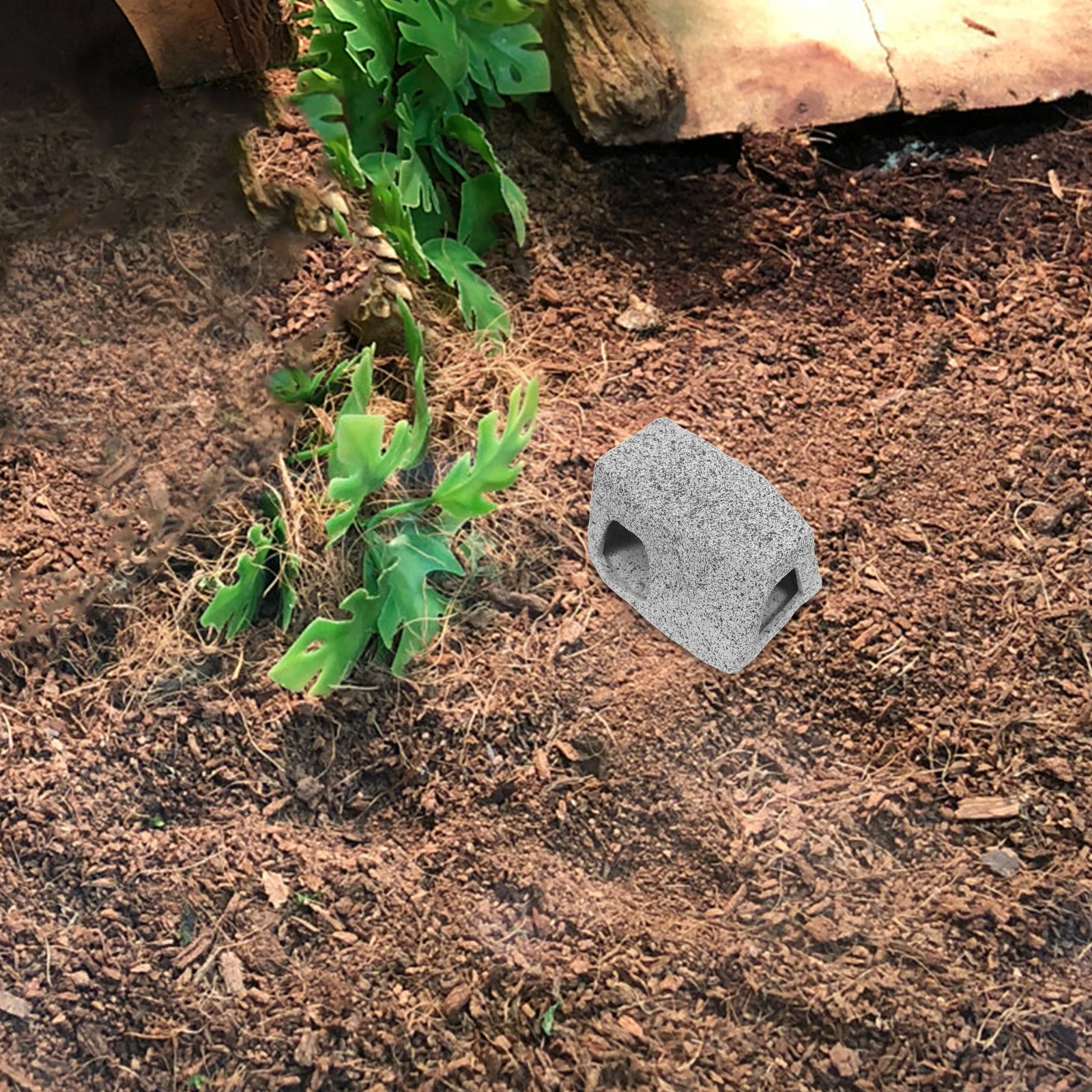 

Betta Fish Tank Decor Stackable Rocks Aquarium Cave Purple Sand Hidden Cave Reptile Tank Shelter Fish Shrimp Basking Hide