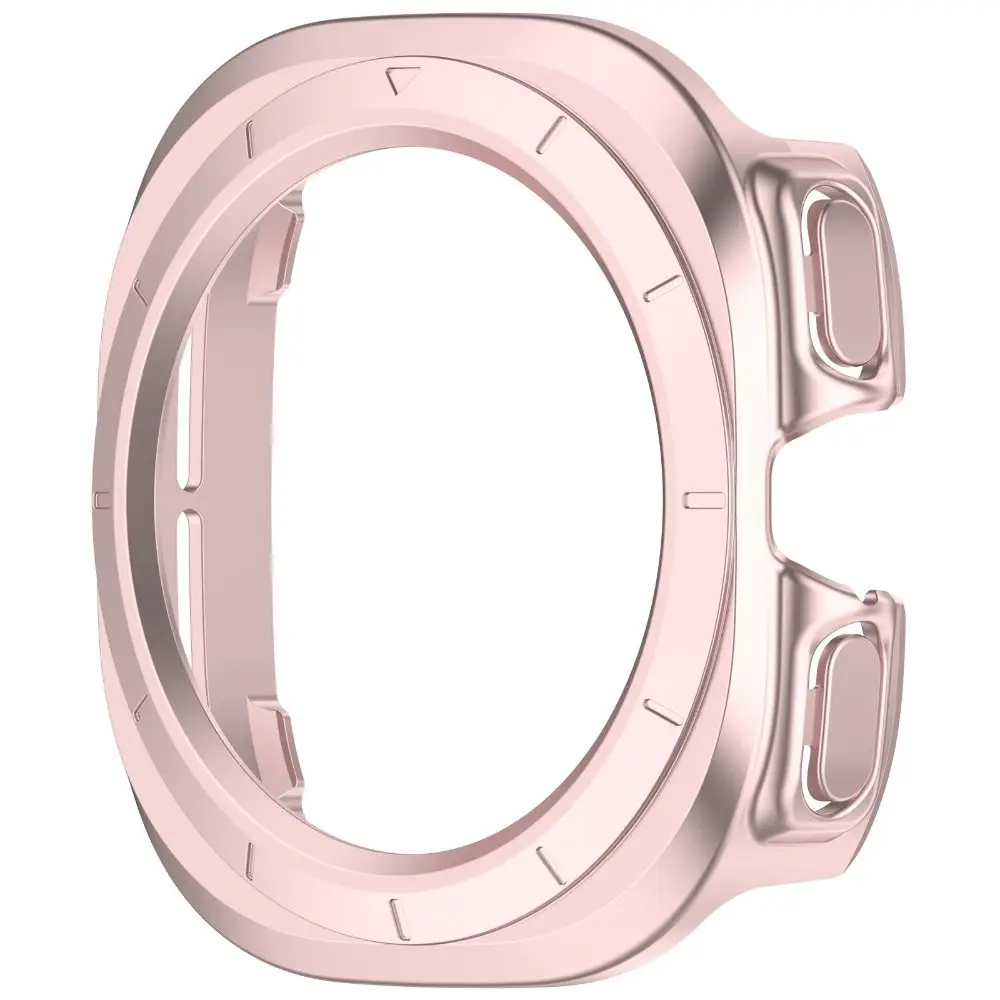 PC Matte Protective Case Frame Bumper Edge Shell Anti-Scratch Smart Watch Screen Protector for Samsung Galaxy Watch Ultra 47MM