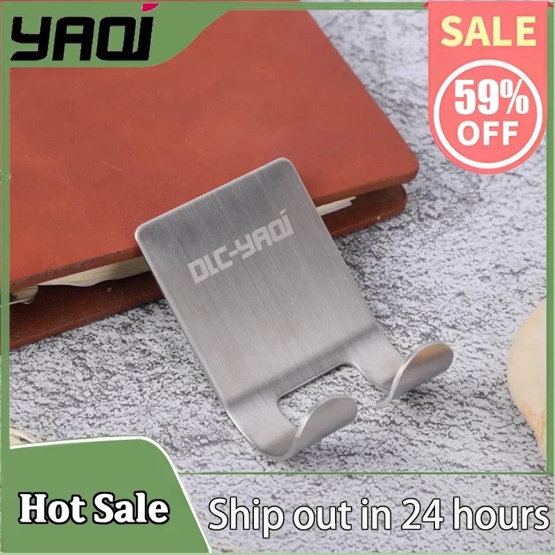 

YAQI 1Pcs Razor Stainless Steel Holder Men Wall Adhesive Storage Hook Kitchen Hang Shaving Shaver Shelf Bathroom Razor Rack