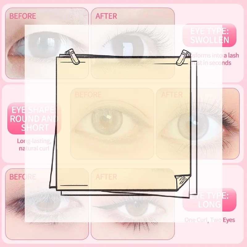 Recourbe-cils à angle large pour toutes les formes de cils, adapté aux femmes, 1 pièce, recourbe-cils pour un courbage naturel rapide et durable.