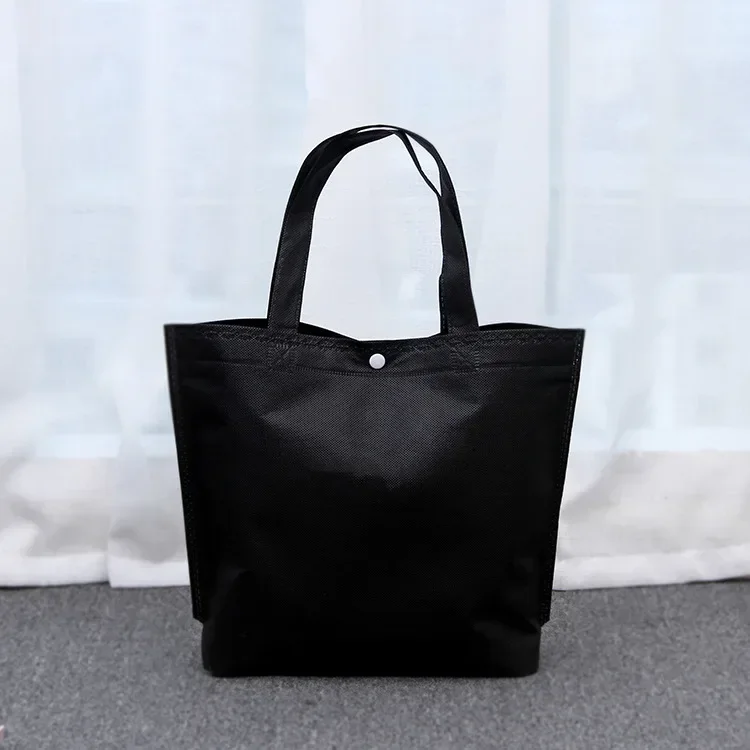 Folding Tote Shopping Bag Women Men Casual Eco Reusable Shopping Pouch Case Travel Solid Handbag shopper bags