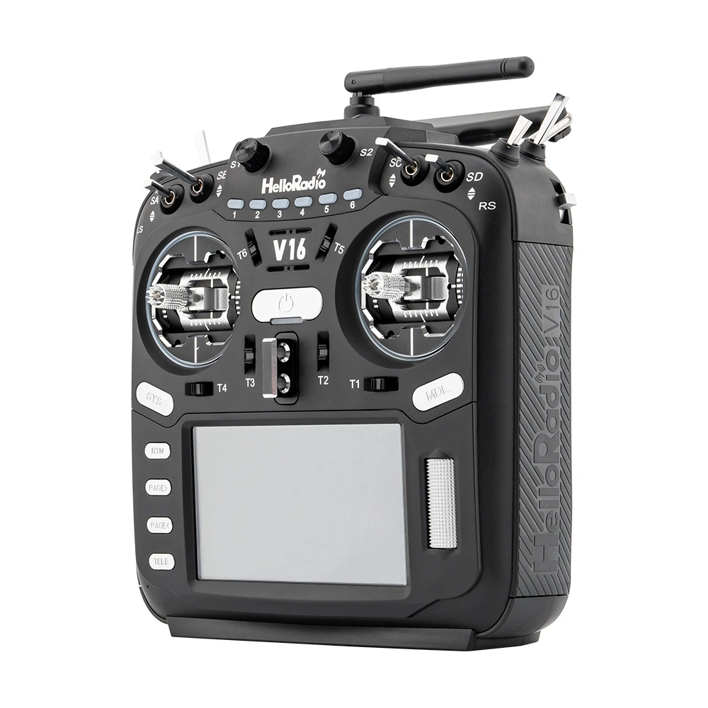 HelloRadio V16 PRO MAX Zender ELRS 4in1 2.4GHz Linkerhand Throttle Afstandsbediening voor Vliegtuig FPV Racing Drone Vliegtuigen