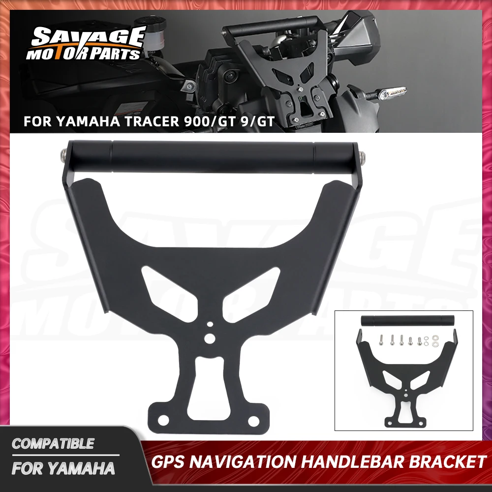 9GT 900GT 2024 GPS Navigation Handlebar Extension Holder For Yamaha Tracer 900/GT Tracer 9/GT Cellphone Anti Vibration Bracket