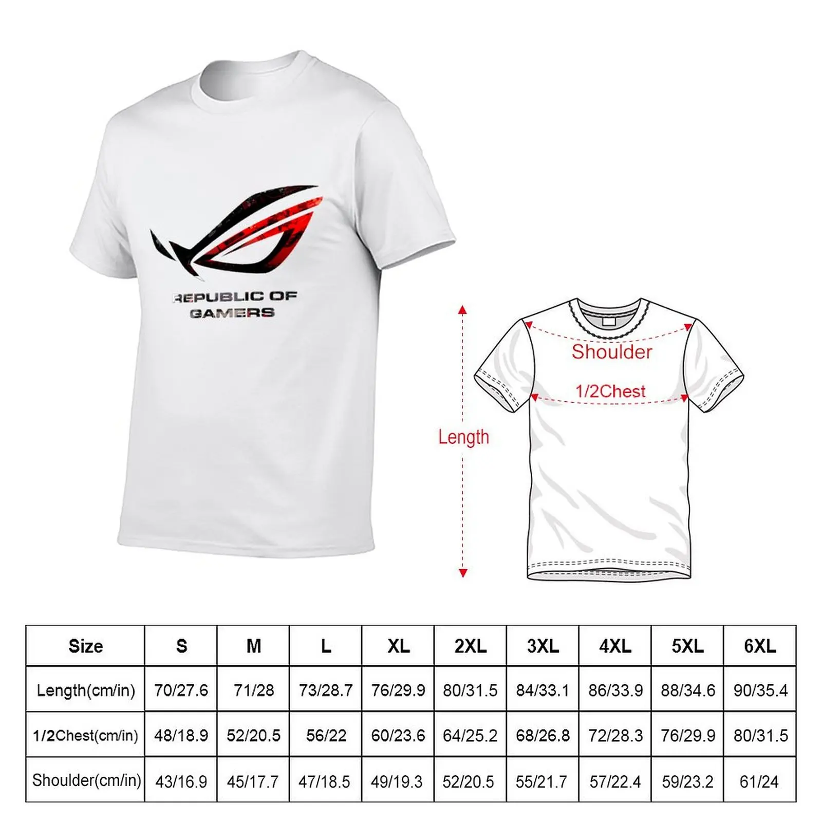Asus RTX Rx 3080 ti 6900 xt T-Shirt man t shirts cotton t shirts for man graphic funny T-Shirt