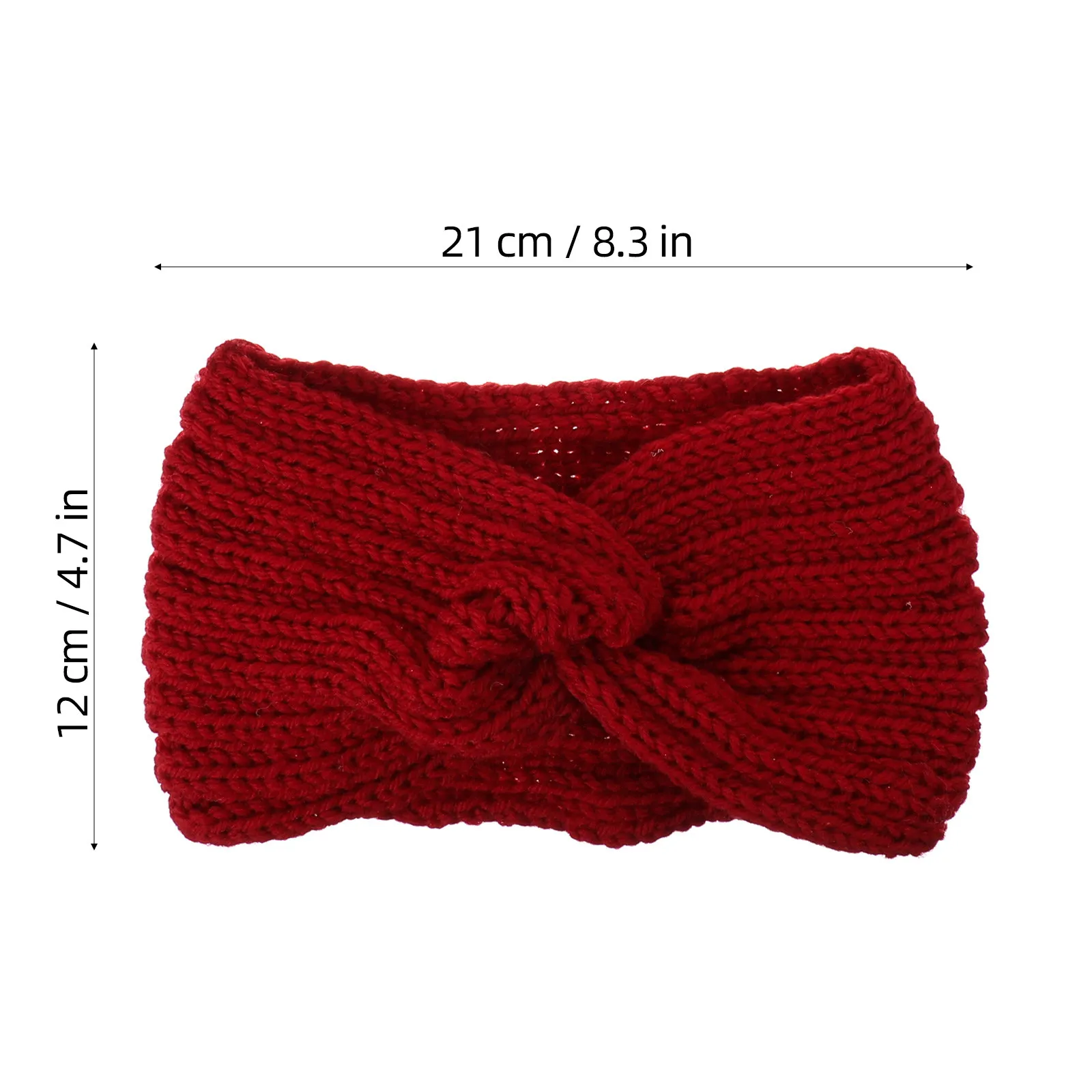 5Pcs Warm Knit Headband Ear Warmer for Women Winter Crochet Knitting Hairband Cozy Soft Washable Occasion