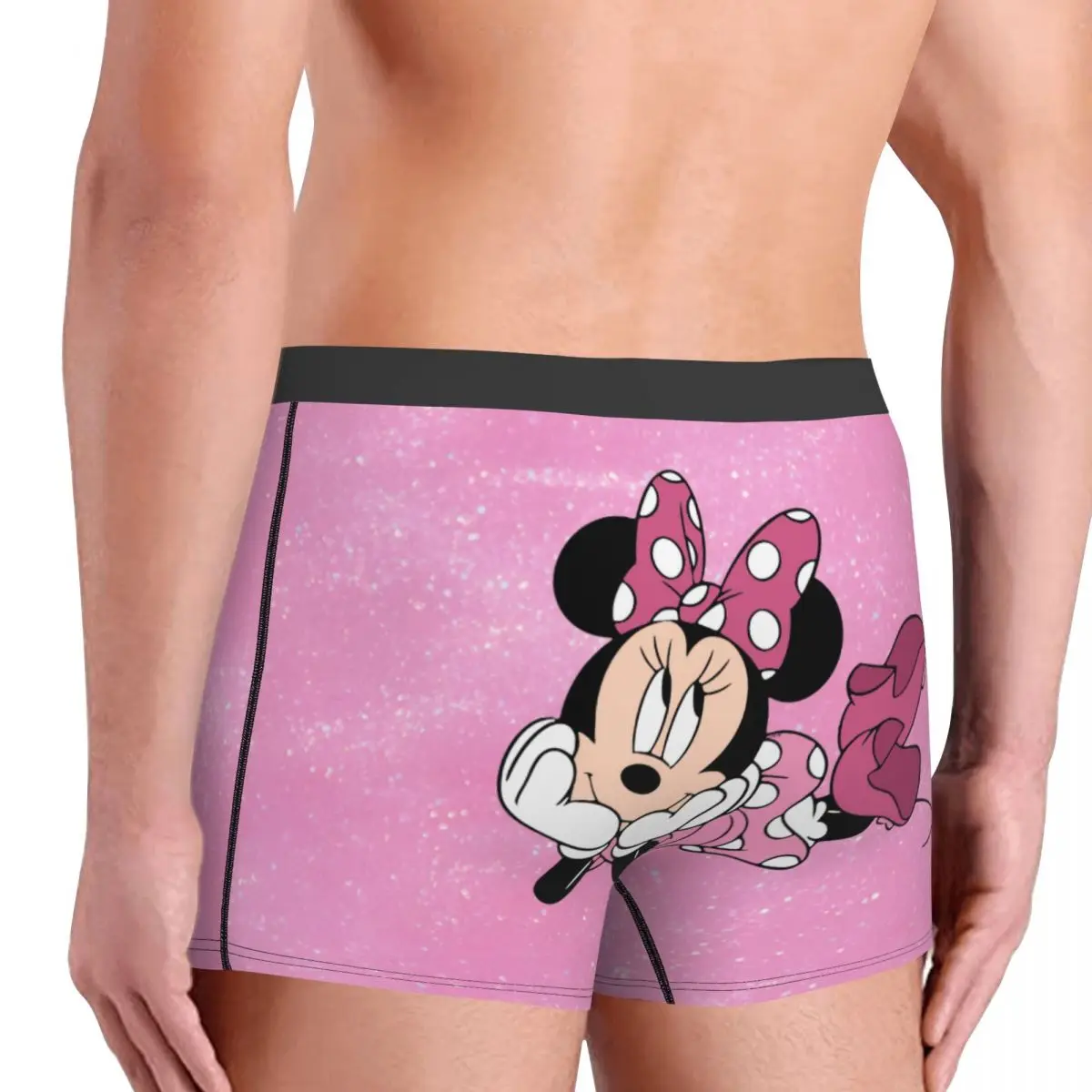 Male Fashion Mickey Mouse Underwear Boxer Briefs Soft Shorts Panties Underpants