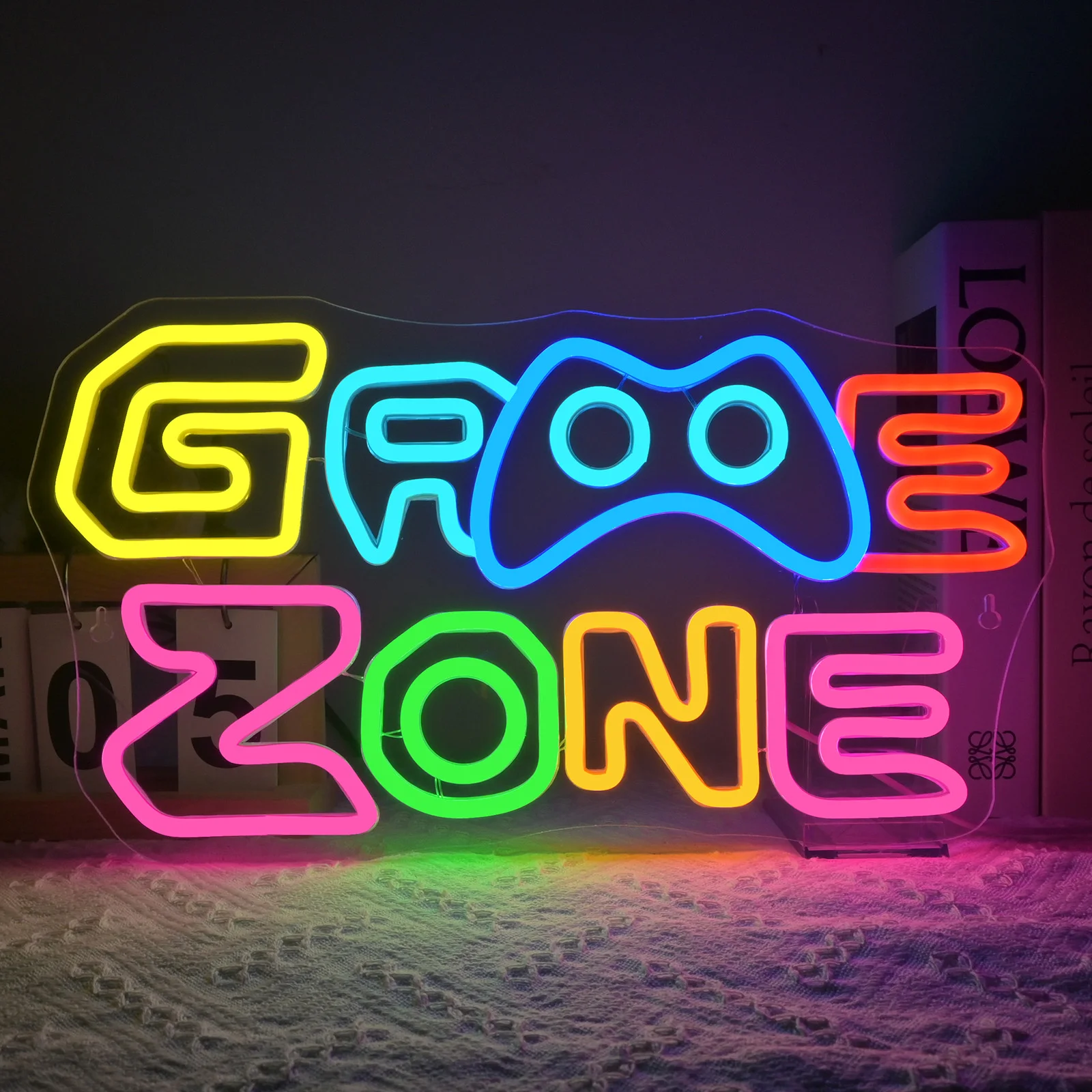

Game Zone Неоновая вывеска на заказ игровой настенный декор 5/12 В с питанием от USB для спальни, бара, магазина, игровой комнаты, мужской декор в виде пещеры, подарок для любителей игр