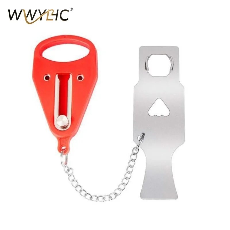 Suitable for  Portable Door Latch Lock Hotel Room Top Door Blocker Anti-theft Safety Lock for Home Travel Bedroom