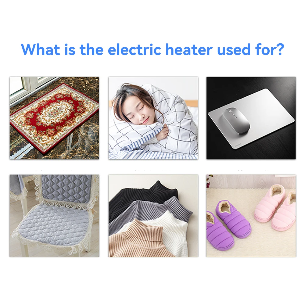 USB Heating Pad Folding Heated Sheet Car Seat Heating Cushion Seat Warmer Waterproof Pet Reptile Animal Winter Warm Heater Mat