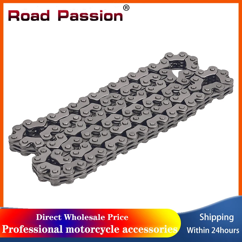

Road Passion Motorcycle Crankshaft Cam Timing Chain 3+4 126 Links for YAMAHA MT03 MT-03 XT660 XT660R XT660X XT660Z Tenere XT 660