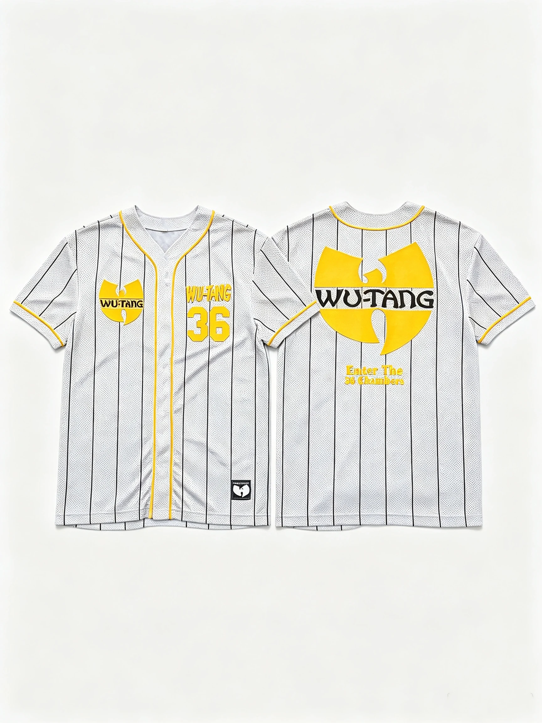 Wu-Tang Clan 2026 Limited Edition Retro Baseball T-Shirt with 3D Printed Design Summer Men Sport Breathable Quick-drying T-shirt