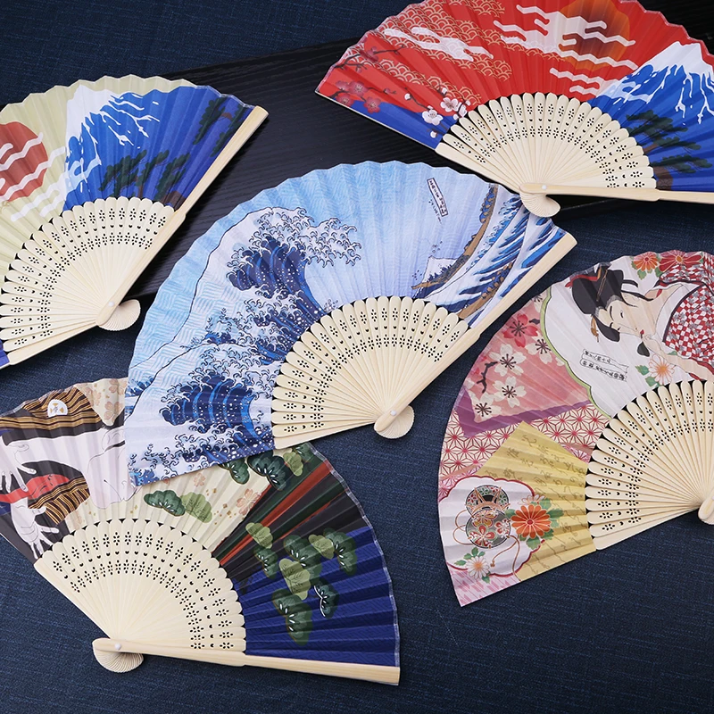 

Japanese-Style Restaurant Sashimi Decorative Props Paper Folding Fan Wall Decoration