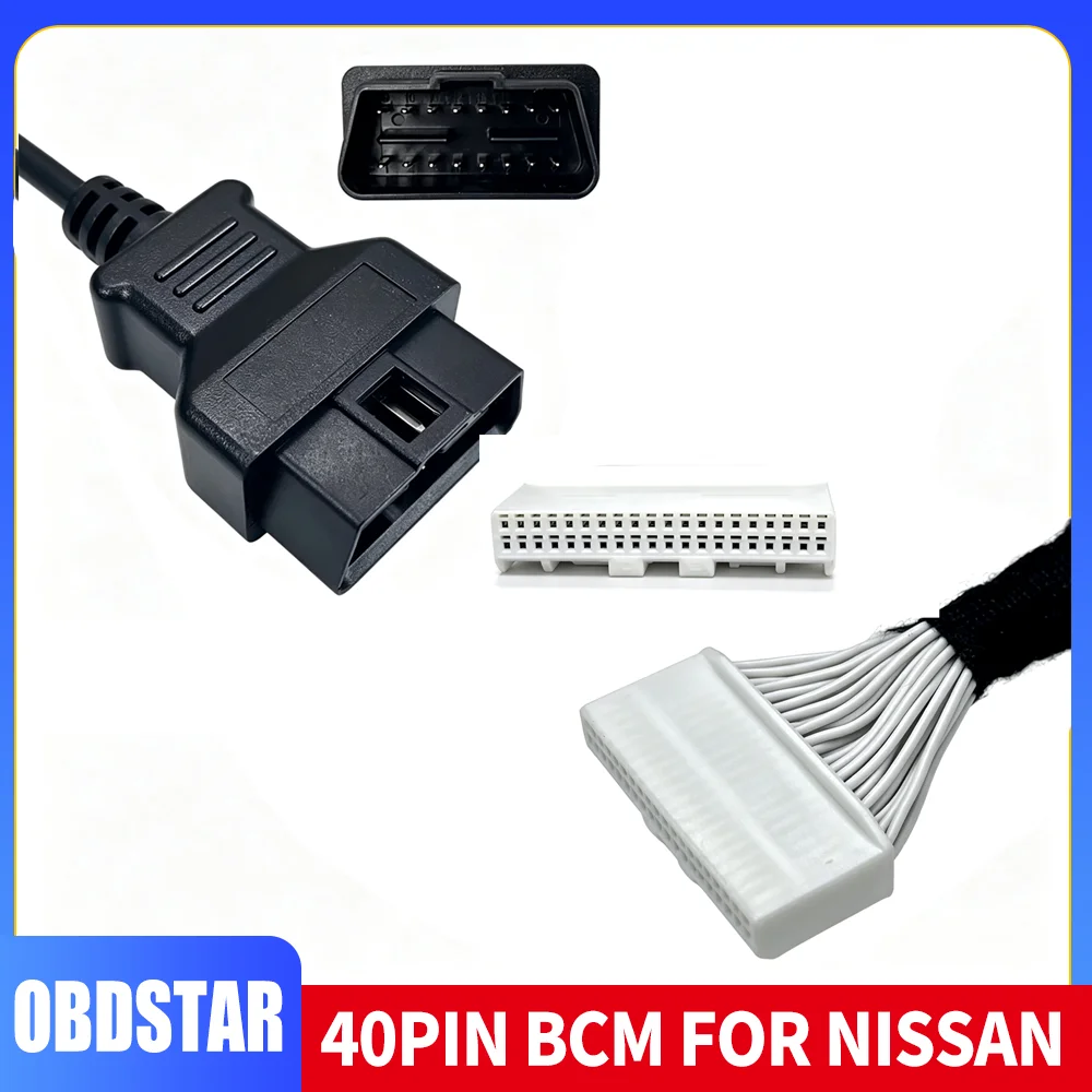 OBDSTAR for NISSAN 40 BCM Cable in Key Programming Cable for X300 DP PLUS, X300 PRO4, X300 DP Key Master OBDII Diagnostic Cables
