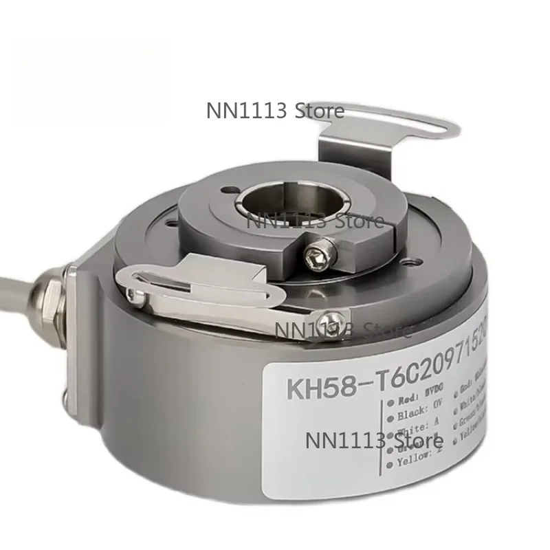 KH58 High Resolution Incremental Optical Encoder Rotary Shaft Encoder for Motor CNC Automation Robotics Applications