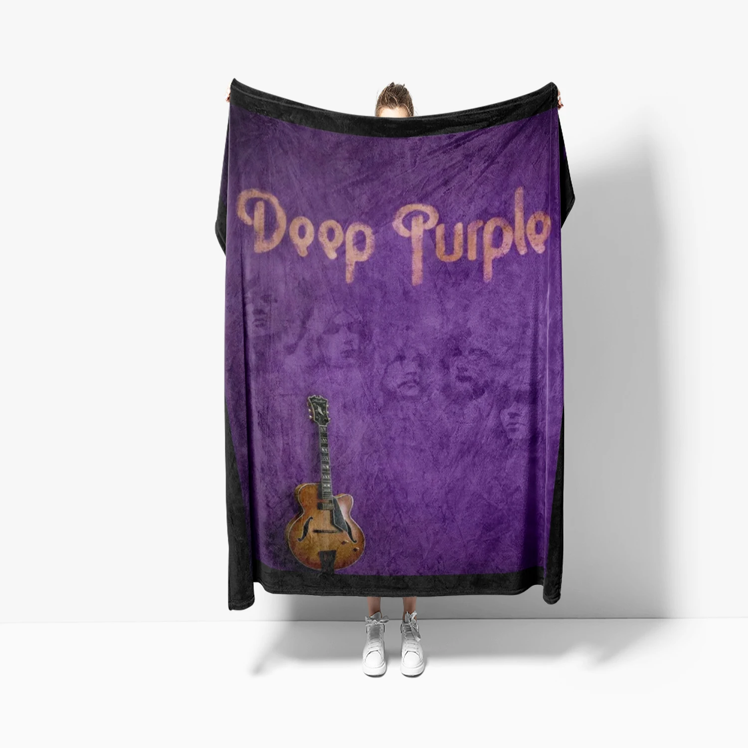 D-Deep P-Purple rock music band printed blanket Flange warm blanket picnic cubre cama throw blanket bed livings Birthday Gift