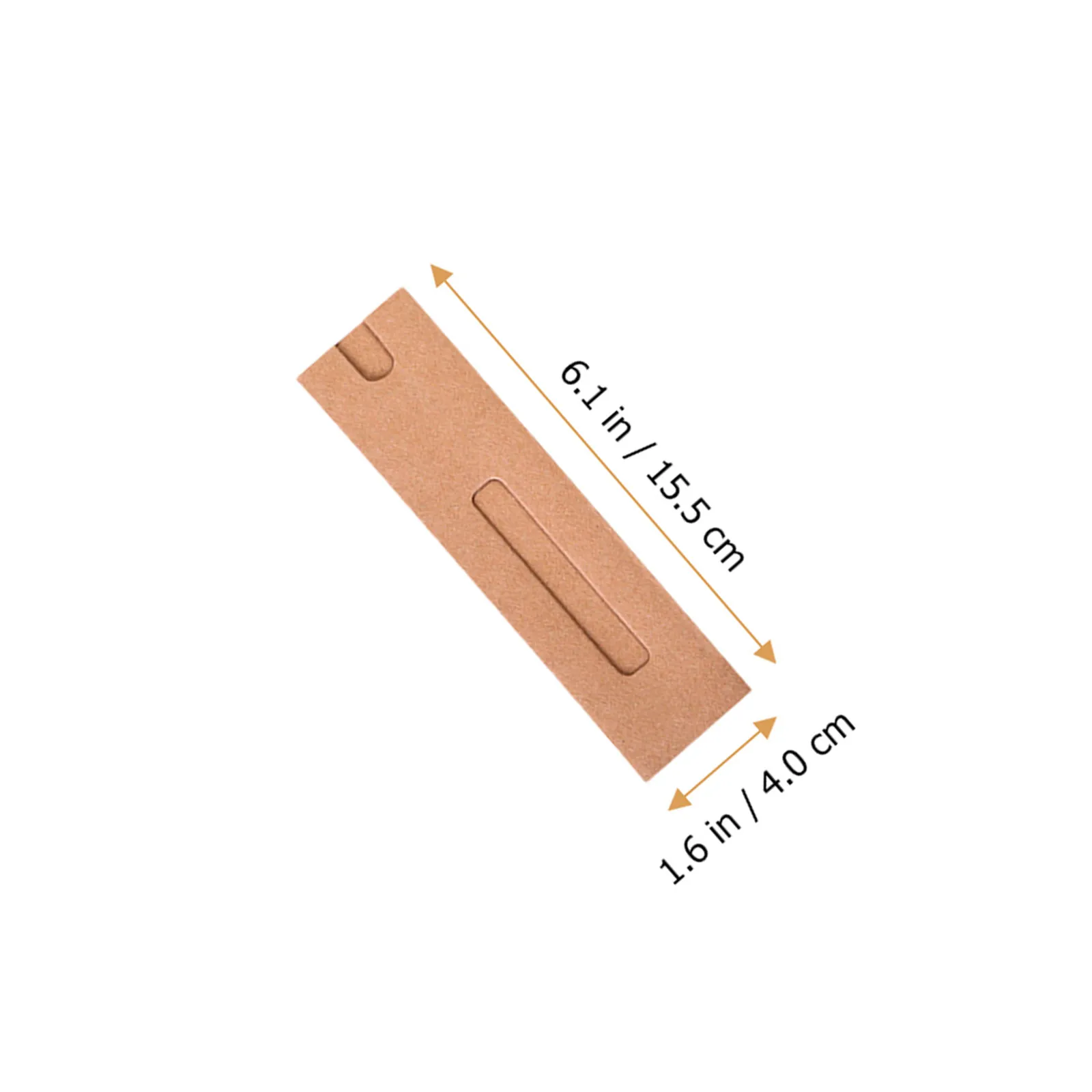 40Pcs Kraft Paper Pen Pouches Eco Friendly Single Pen Holder Sleeve Gift Wrap Packaging for School Office Art Supplies