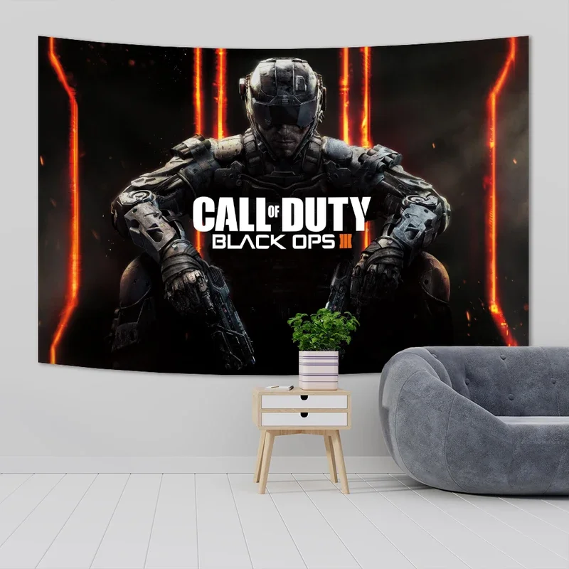 Call of Duty Decorations for Game Decoration  Decorative Wall Tapestry Aesthetic Tapestries Tapries Home Decor Room Decors Ar #