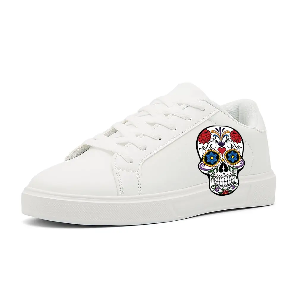 

Men's White Sports Casual Sneakers: Non-Slip – Wear-Resistant, Cushioned for Gym & Running Spray paint graffiti white shoes