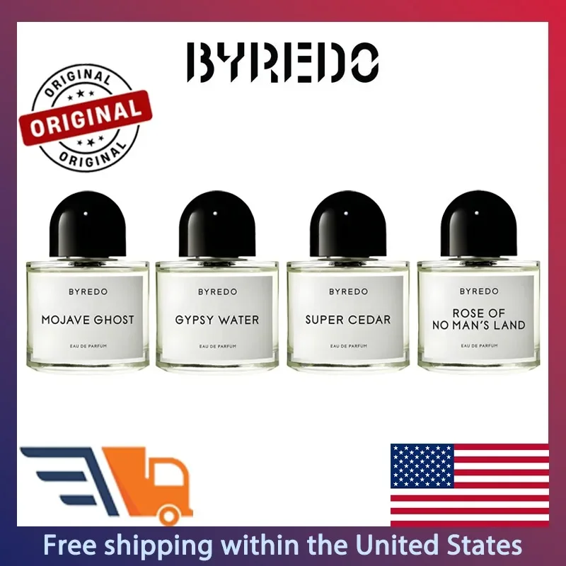 Byredo Serie 100ml Original Rose of No Man's Land Eau de Parfum Spray para maquillaje de Perfume de fragancia picante Oriental duradero Unisex