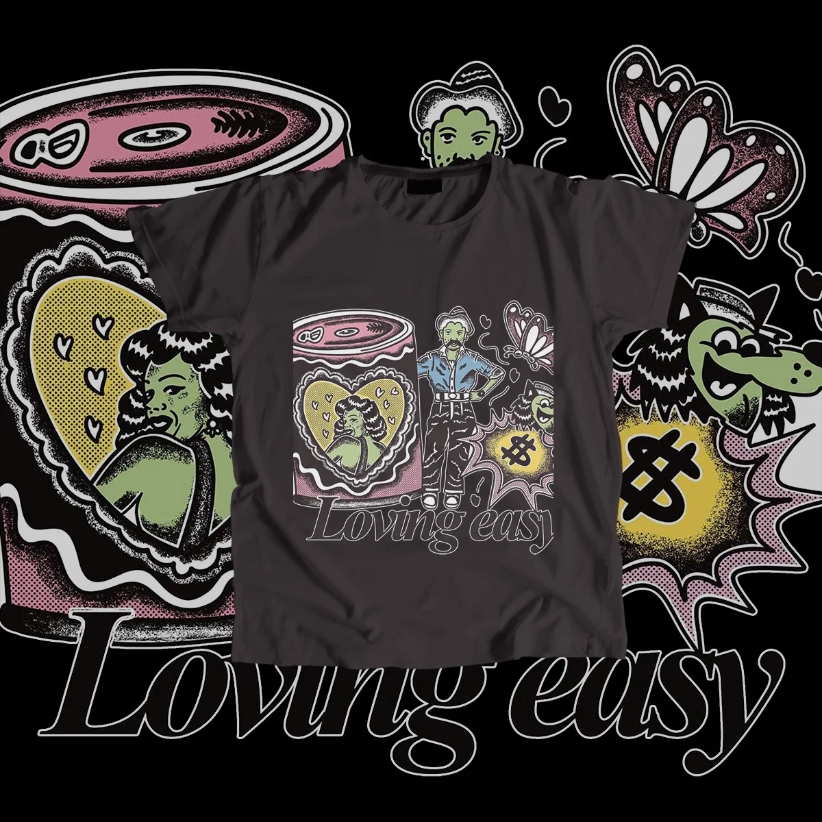 

Trendy Tie-Dye Style Tee — Perfect for Everyday Street Style!