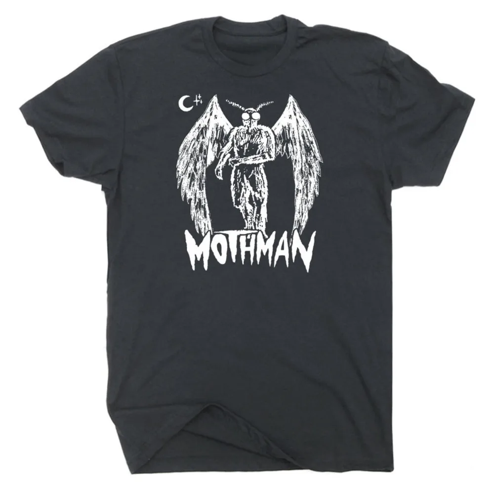 Mothman T Shirt Funny Cryptid Shirts for Men Women Ladies Guys Cool Gothic Horror Shirt Weird Strange Unusual Graphic Tee