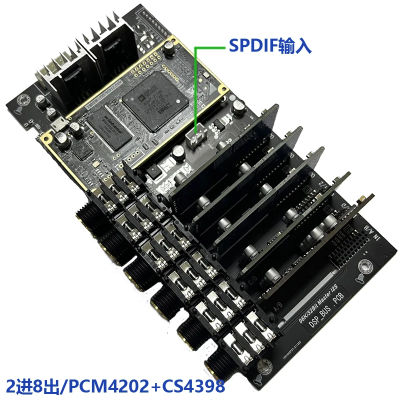 

DSP electronic frequency divider ADI SHARC ADSP-21489 development board