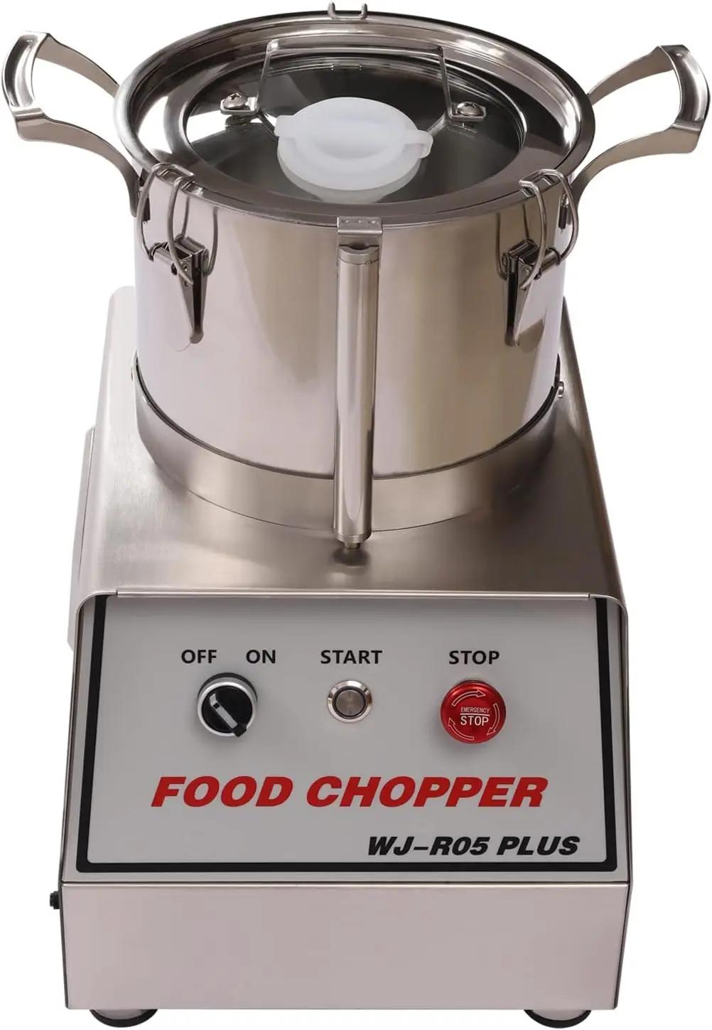 110V Commercial Food Processor, 1400Rpm Stainless Steel Food Chopper, For Vegetable Fruits Grains Peanut Ginger Garlic (15L