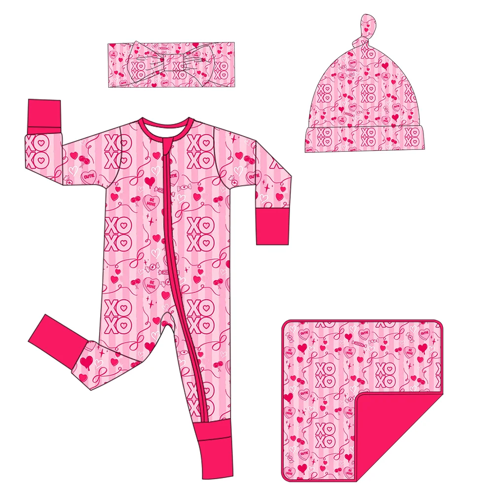 ชุดนอนเด็กทารกวาเลนไทน์ลายหัวใ - Baby Sleep Suit บทวิจารณ์และราคา