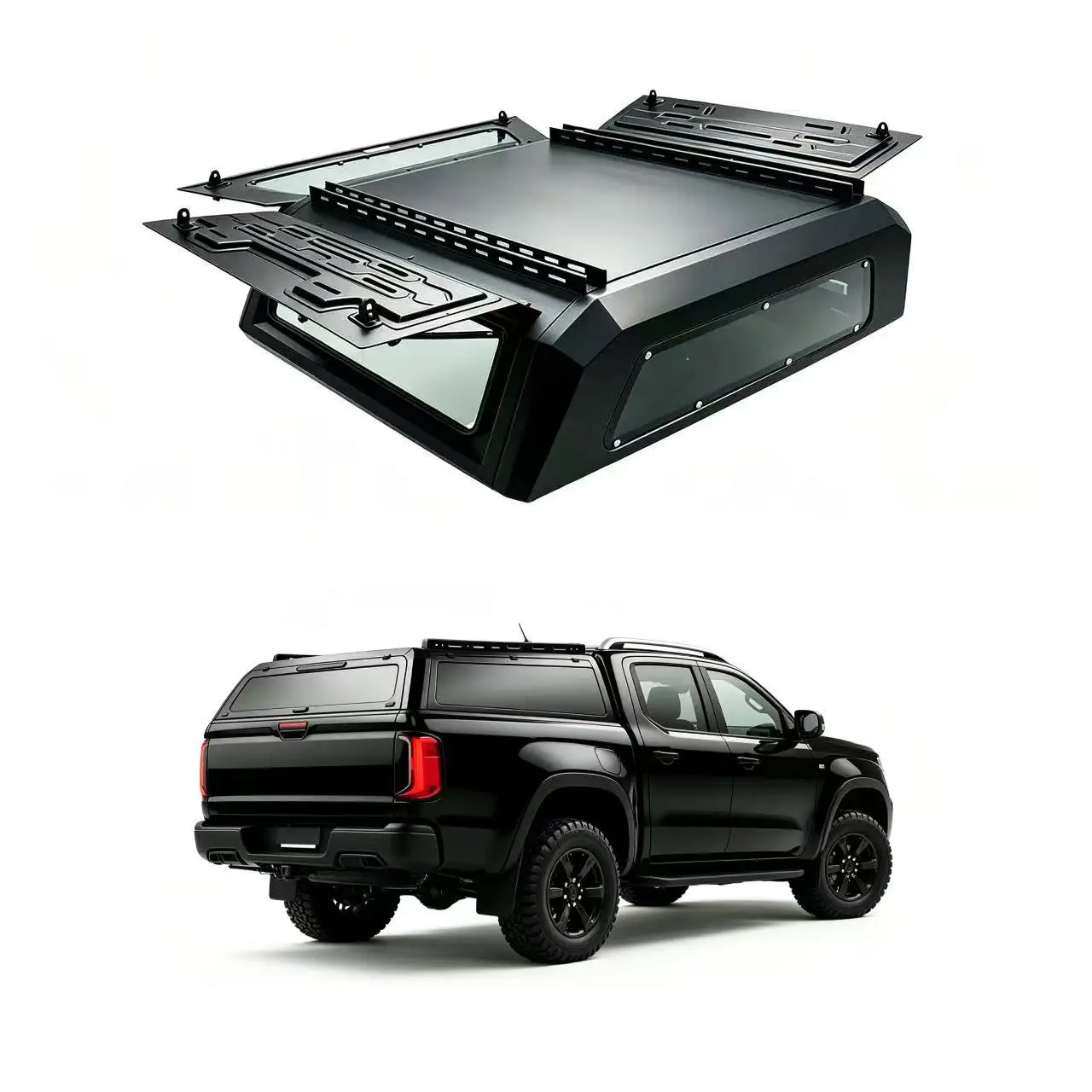 Weather Resistant Truck Canopy Steel Canopy Ute Tray Cover For Volkswagen Amarok Offroad Resistant Daily Travel Use
