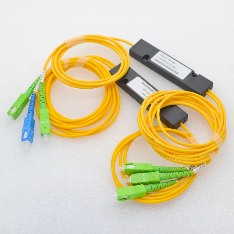 Imagem -06 - Comprimento de Onda da Fibra Divisão Multiplexer Ftth Catv 1x2wdm Fwdm 1314 1490 1550nm Combinador Epon Gpon sc fc Conector Atacado 10 Pcs