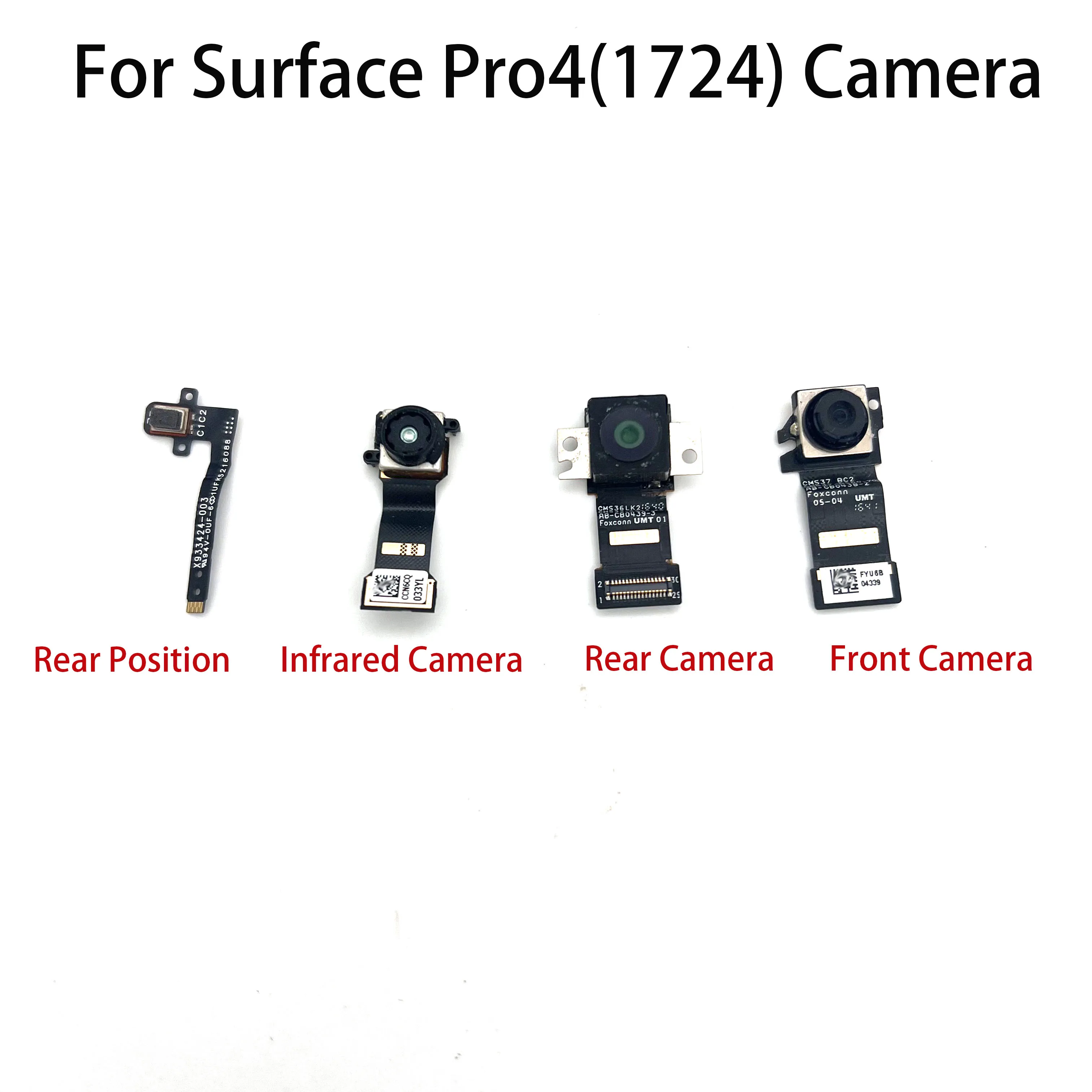 Original Inner Side  Front Camera for Surface Pro 4 1724 Rear Camera Infrared Camera Rear Position Tested Well