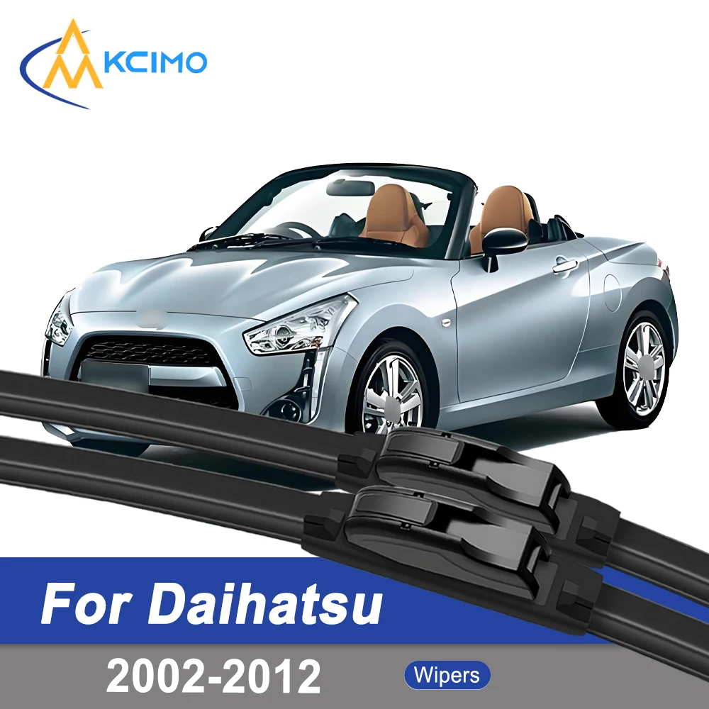 

Premium Rubber Durable Silent Windshield Wiper Blades 2pcs for Daihatsu Copen L880 2002-2012 Front Wiper Blades Set