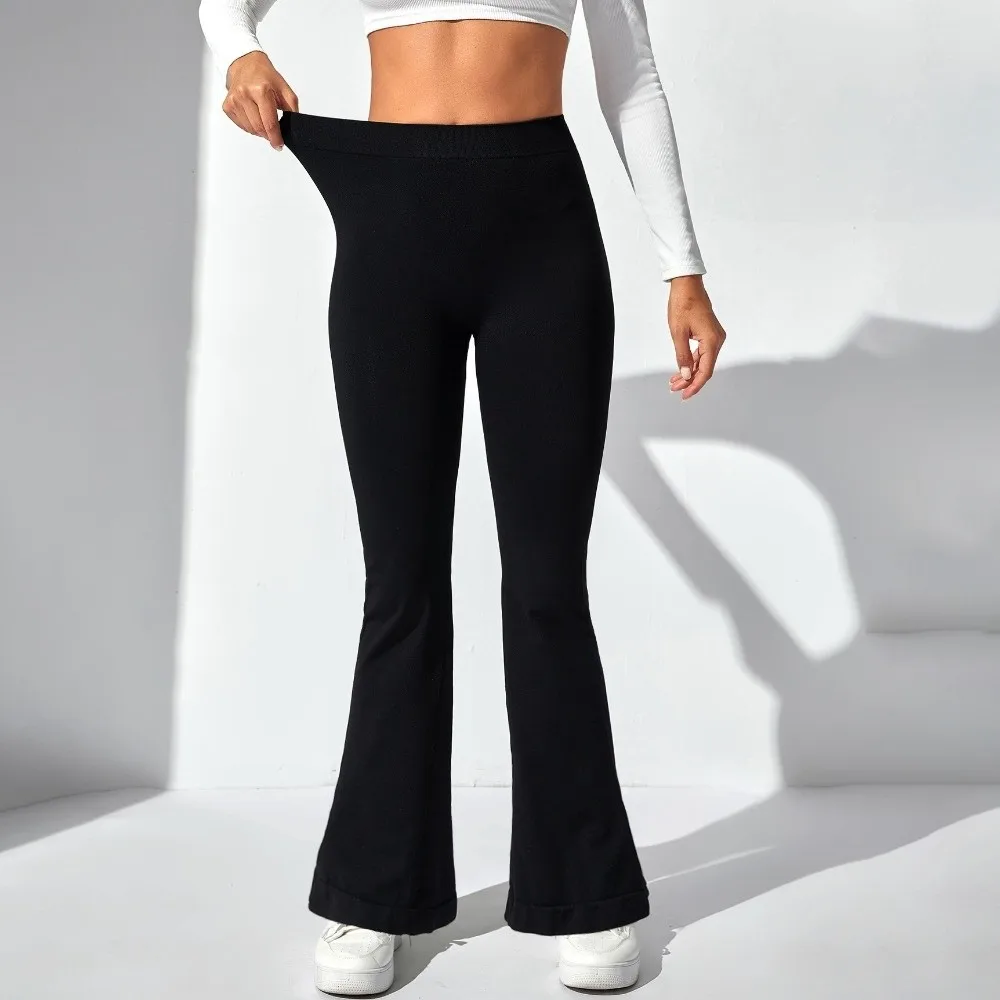 

V-Waist Yoga Sports Pants High Waist Hip-lifting Sports Fitness Leggings Slimming Breathable Yoga Seamless Leggings Girls