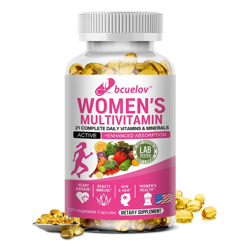 Multivitamin, Multimineral & Antioxidant - Supports Heart Brain Immune Hair Skin & Nails, Women\'s Multivitamin Supplement