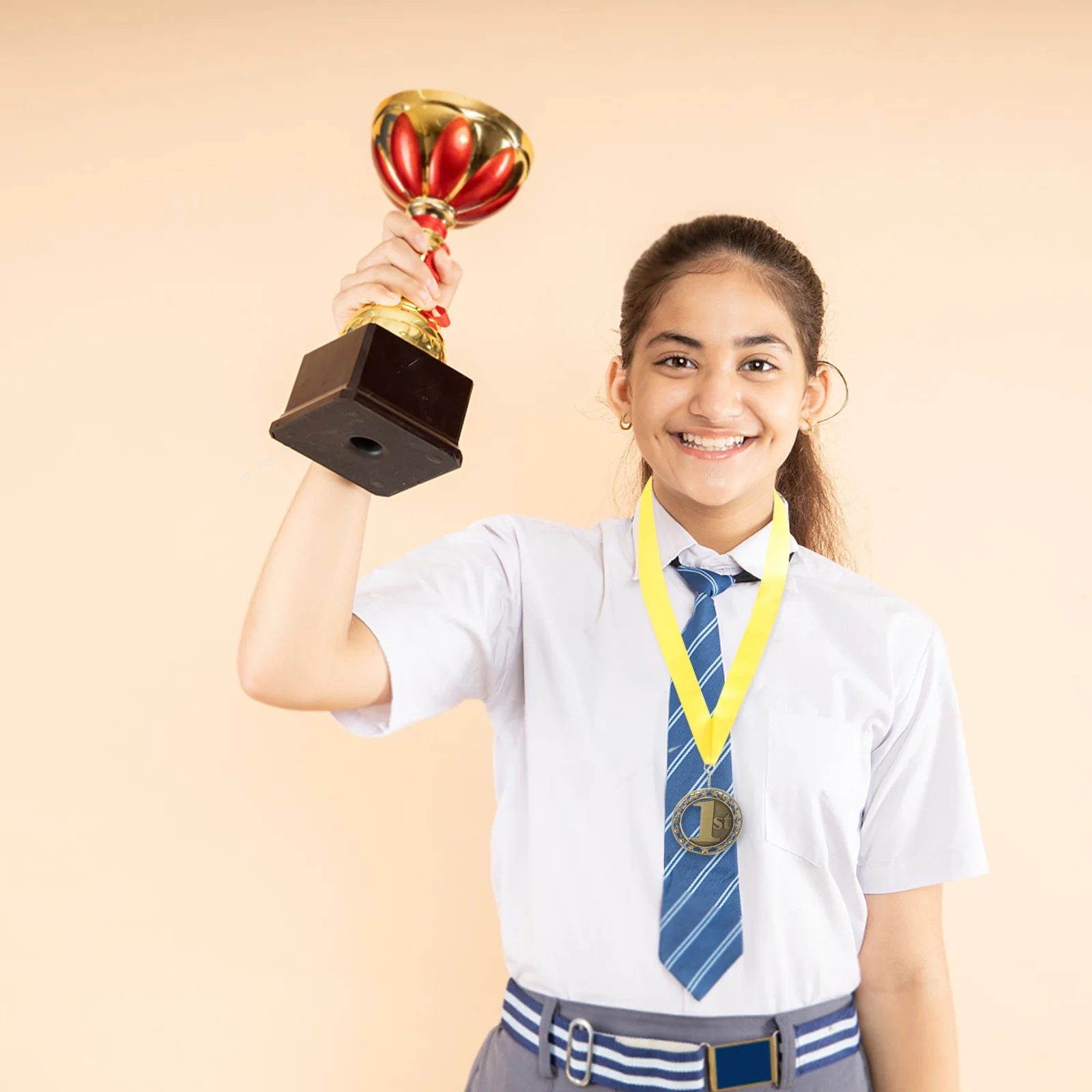 

3pcs Alloy Award Ceremony Reward Prize Competition Medals Medal Football Contest Medal Encouragement Metal