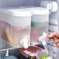 3.5L Refrigerator Cold Kettle With Faucet Lemonade Bottle Drinkware Kettle Pot Beverage Dispenser Cool Water Bucket Kitchen Tool