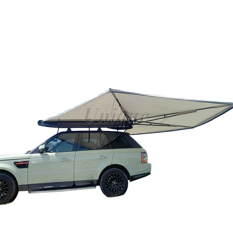 

Waterproof Car Side Awning Tent, Outdoor Camping, 270 Degree Fox Awning Shade Tent