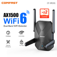 AX1500 Wifi 6 Repeater Repetidor De Sinal 5Ghz Long Range 4 Antena Wi fi 6 Range Extender Gigabit Repetiteur Puissant Amplifer